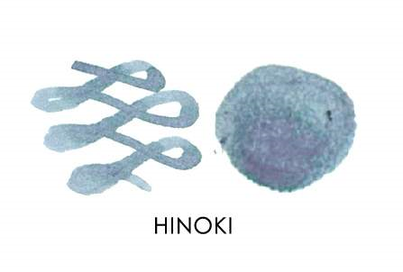 Sailor Manyo Tinte, 50 Ml Flasche, Farbe Hinoki (Blau-Grau) – Schattierende Tinte Für Federhalter & Kunst